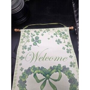 Irish Celtic Theme Welcome Friends Banner Flag